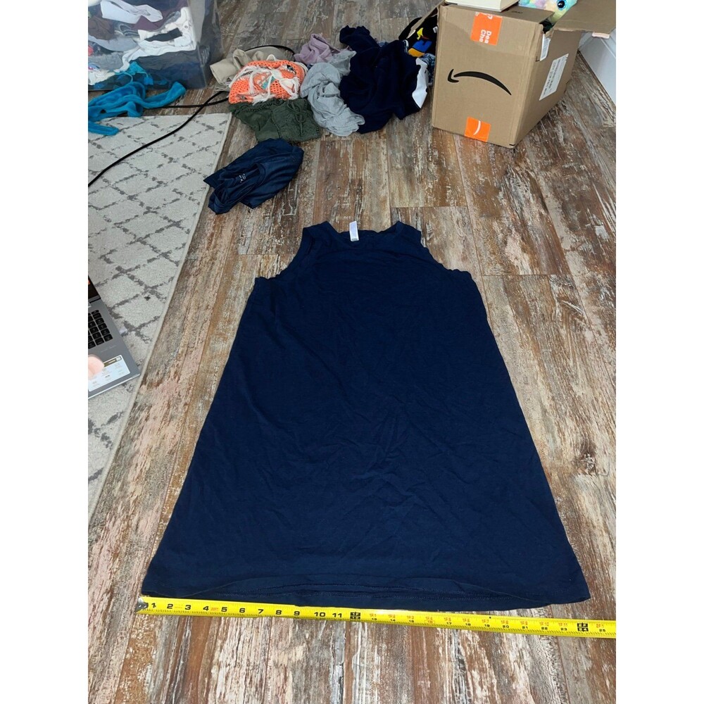 Women’s Stars Above Navy Blue Sleeveless Dress Size Large